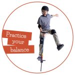 Štap za skakanje Poogie Teen Glow Papaya do 70kg Chillafish - Слика 10