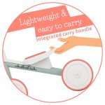 Balans guralica Quadi Racer sa korpicom roze točkovi Chillafish - Слика 6