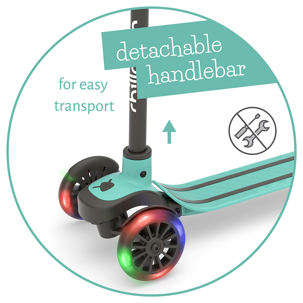FEATURE-IMAGES_CPSC04 Trotinet Scotti Glow 2 sa 3 svetleća točka do 50kg mint Chillafish - Слика 1