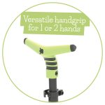 2u1 trotinet i skejt SkatieSkootie 3 do 50 kg zelena Chillafish - Слика 9