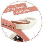 Tricikl guralica Ziggi 12in. roze/narandzasta Chillafish