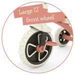 Tricikl guralica Ziggi 12in. roze/narandzasta Chillafish - Слика 11