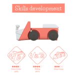 Interaktivna guralica Blockie Flamingo Chillafish - Слика 8