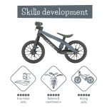 Balans guralica BMXie Vrooom Vrooom 12in.  Anthracit siva Chillafish - Слика 6