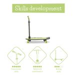 2u1 trotinet i skejt SkatieSkootie 3 do 50 kg zelena Chillafish - Слика 6