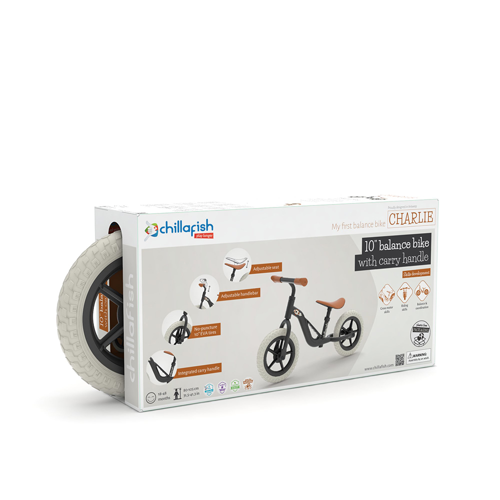 MSS_CPCH01BLA_pack Balans guralica Charlie 10in. crna Chillafish - Слика 1