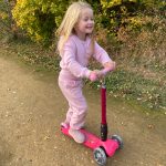 Sklopivi trotinet za decu Mala sirena 3 svetleća točka do 50kg roze Bold Cube - Слика 16