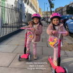 Sklopivi trotinet za decu Mala sirena 3 svetleća točka do 50kg roze Bold Cube