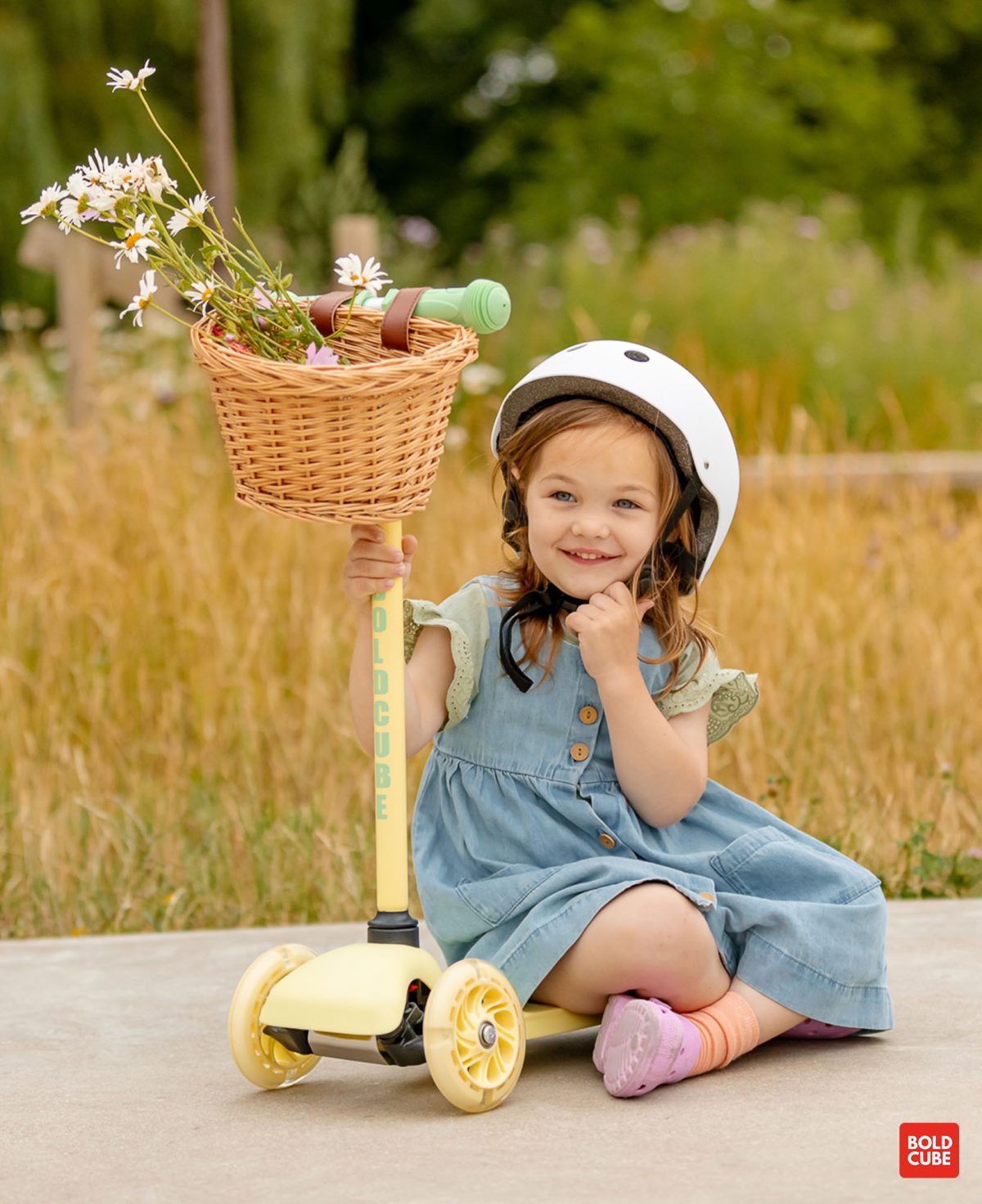 Trotinet za decu Teeny Lemon 3 točka do 20kg žuta Bold Cube - Слика 10