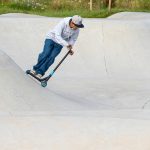 Trotinet za decu Stunt Deluxe scooter Light Water 2 točka do 100 kg plava Bold Cube