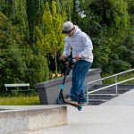 Trotinet za decu Stunt Deluxe scooter Light Water 2 točka do 100 kg plava Bold Cube - Слика 3