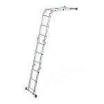 Aluminijumske višenamenske merdevine 4x3, sa šarkama, sklopive, nosivost 150 kg, ModernHome - Слика 7