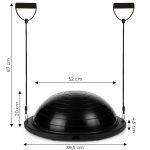 Balans platforma sa ekspanzerima, Half Ball balans trener + pumpa, ModernHome - Слика 11