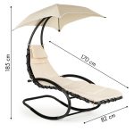 Baštenska fotelja - hamak, beige, ModernHome - Слика 2