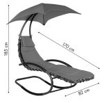 Baštenska fotelja - hamak, gray, ModernHome - Слика 6