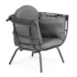 BAŠTENSKA FOTELJA SA SKLOPIVIM BALDAHINOM GREY - Слика 6