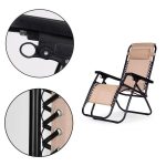 BAŠTENSKA FOTELJA ZERO GRAVITY BEIGE - Слика 6