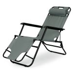 BAŠTENSKA FOTELJA ZERO GRAVITY DARK GRAY - Слика 4