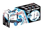 Trotinet Twist Scooter svetleći sa 3 točka do 40kg plavi Cool Wheels - Слика 5