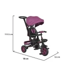 TRICIKL sa ručkom EXPLORE PURPLE CAN1408 - Слика 6