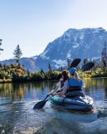 Challenger K2 kajak na naduvavanje za 2 osobe, vesla, pumpa, pokrivač, INTEX 68306 - Слика 4