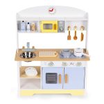 Dečija kuhinja – Rerna, mašina za pranje veša, mikrotalasna i 12 dodataka – ECOTOYS - Слика 3