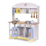 Dečija kuhinja – Rerna, mašina za pranje veša, mikrotalasna i 12 dodataka – ECOTOYS - Слика 6