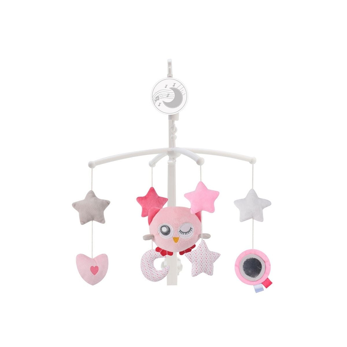 decija-vrteska-za-krevetac-dreamy-roza Vrteška za krevetac Dreamy - Pink - Слика 1