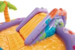 Dečiji bazen na naduvavanje sa vodenim parkom sa toboganom, fontanom i dinosaurima INTEX 56139 - Слика 4