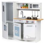 DRVENA DEČIJA KUHINJA LED SVETLO+SAKSIJE - Слика 4