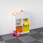 Drvena decija polica organizer 03A ECOTOYS - Слика 5