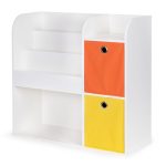 Drvena decija polica organizer sa policama 02A ECOTOYS