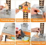 Drvena radionica za decu, sto sa alatom – ECOTOYS - Слика 8