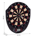 Elektronski pikado 41 cm sa LCD ekranom, 26 igara, set sa 6 pikada - Слика 10