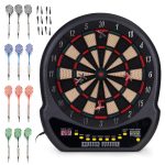 Elektronski pikado 48 cm sa LCD ekranom, 27 igara, set sa 12 pikada