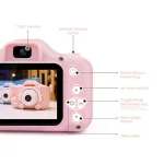 Dečiji foto-aparat XO xj01 sa duplim objektivom - Слика 5