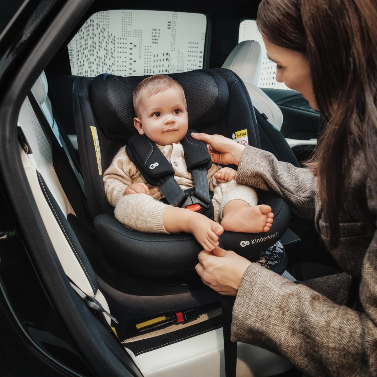 KINDERKRAFT AUTO SEDISTE I-360 2 PLUS i size 40-150cm BLACK - Слика 8