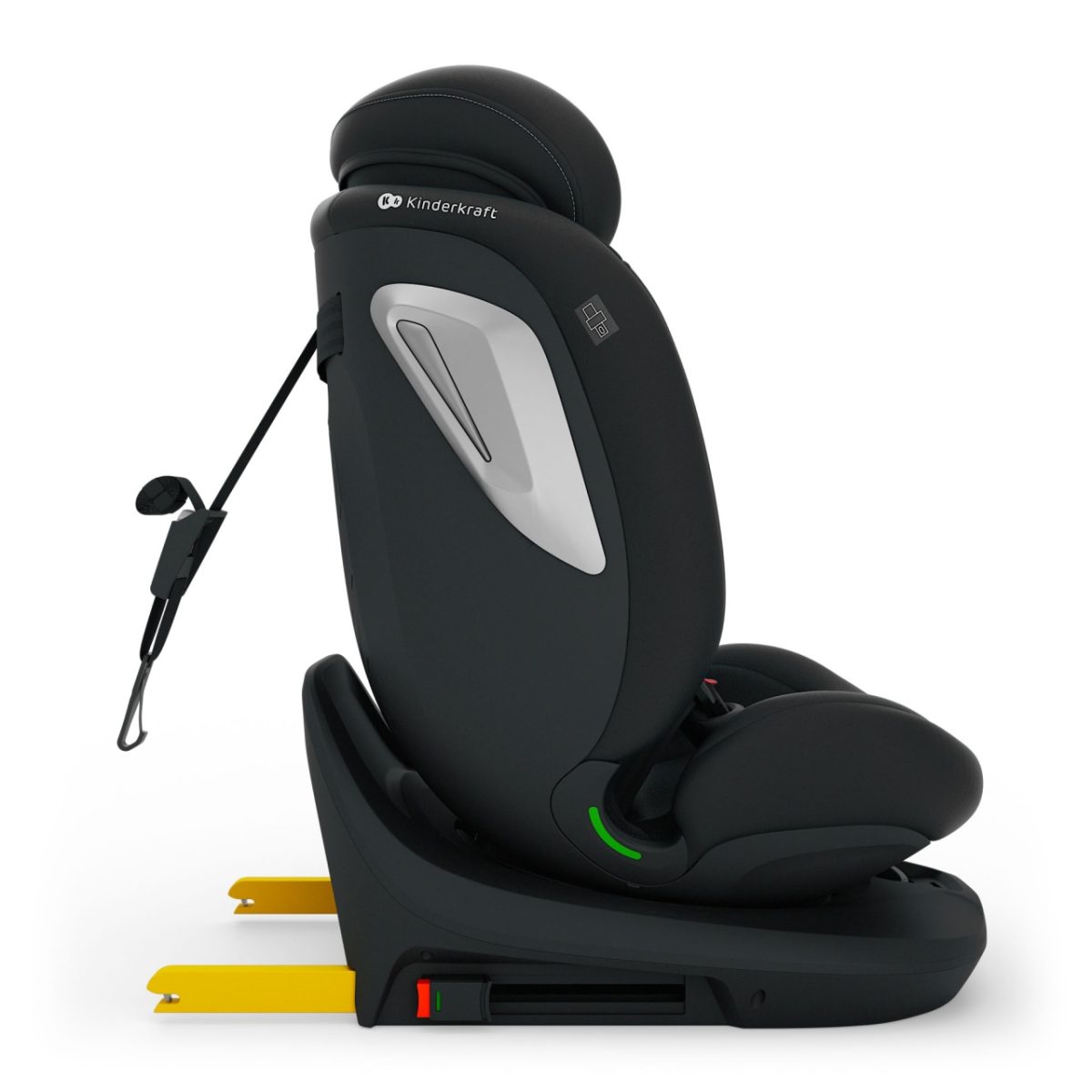 KINDERKRAFT AUTOSEDISTE I-GROW 2 PLUS I-SIZE 40-150 CM BLACK - Слика 3