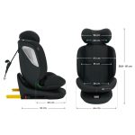 KINDERKRAFT AUTOSEDISTE I-GROW 2 PLUS I-SIZE 40-150 CM BLACK - Слика 7