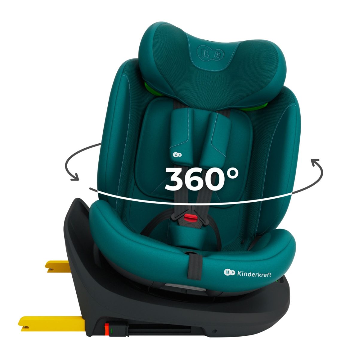 KINDERKRAFT AUTOSEDISTE I-GROW 2 PLUS I-SIZE 40-150 CM GREEN - Слика 2
