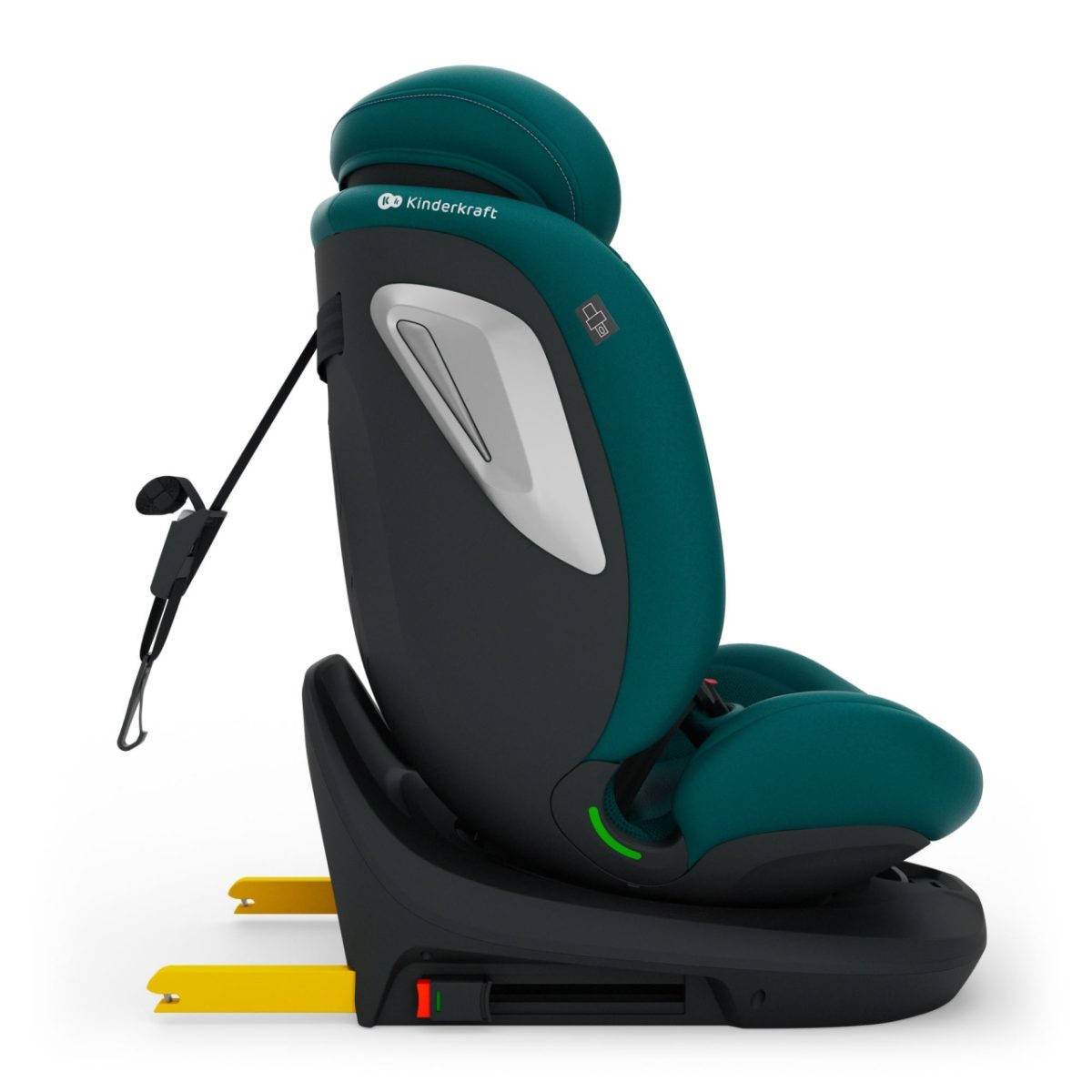 KINDERKRAFT AUTOSEDISTE I-GROW 2 PLUS I-SIZE 40-150 CM GREEN - Слика 4