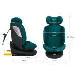 KINDERKRAFT AUTOSEDISTE I-GROW 2 PLUS I-SIZE 40-150 CM GREEN - Слика 8