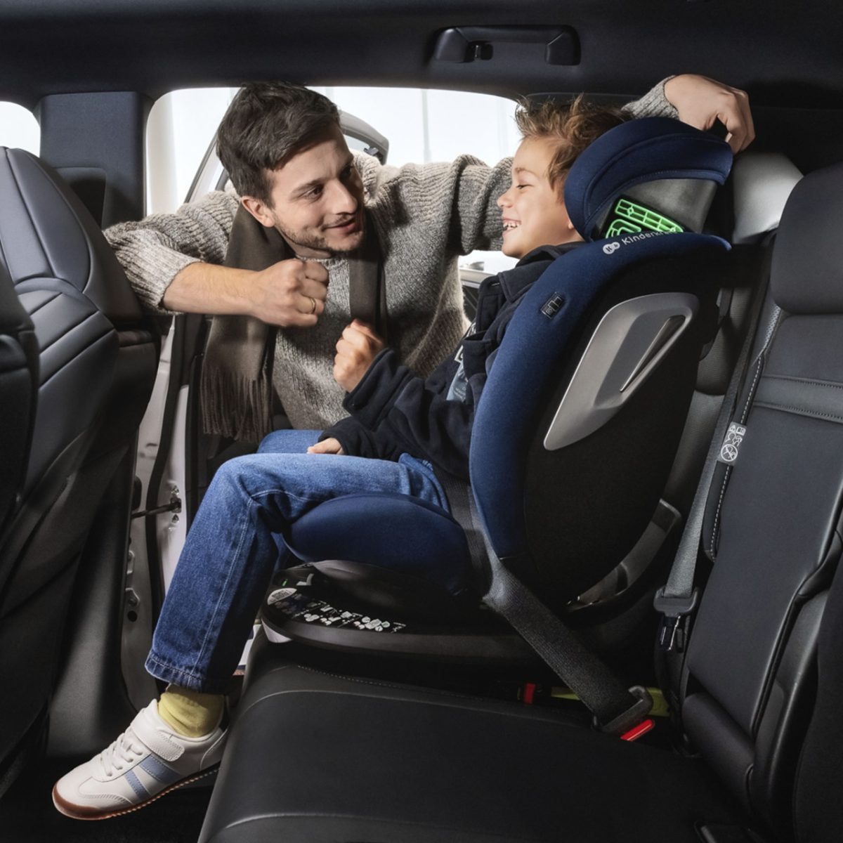 KINDERKRAFT AUTOSEDISTE I-GROW 2 PLUS I-SIZE 40-150 CM NAVY - Слика 6