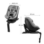 KINDERKRAFT AUTOSEDISTE I-GUARD AIR FLOW GREY - Слика 7