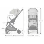 KINDERKRAFT KOLICA INDY 3 URBAN GREY - Слика 11