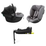 KINDERKRAFT SET AUTO SEDIŠTA I-LITE I-FIX ENDURA SAFE SA ISOFIX BAZOM GREY