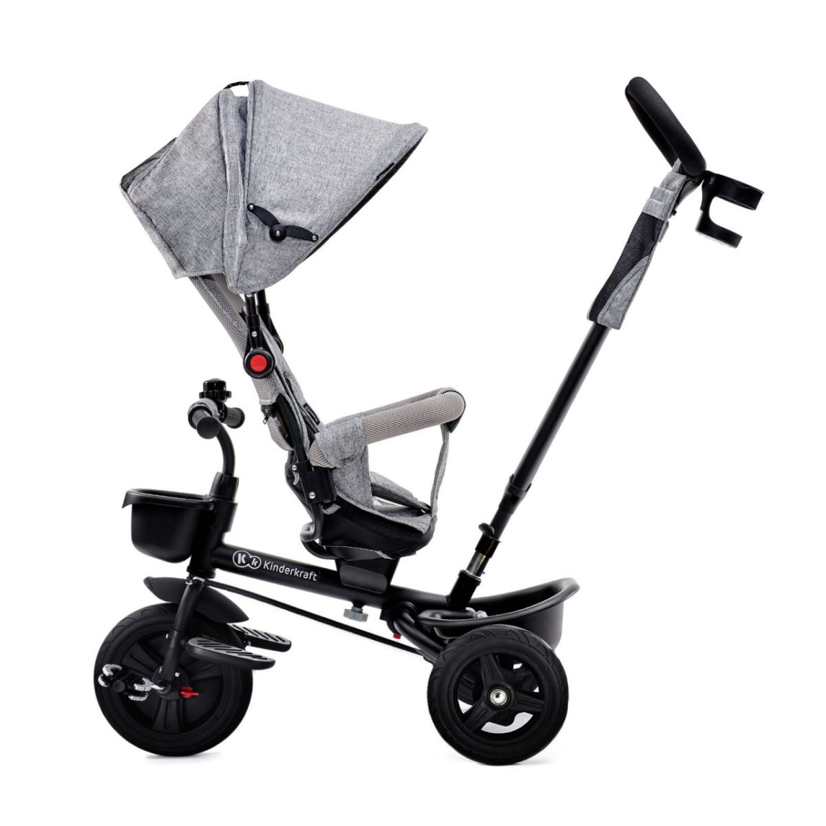 KINDERKRAFT TRICIKL AVEO 2U1 LIGHT GREY - Слика 7