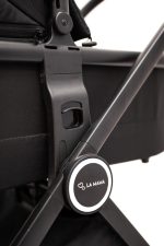 LA MAMA ALVI kolica za bebe 3u1 - black - Слика 8