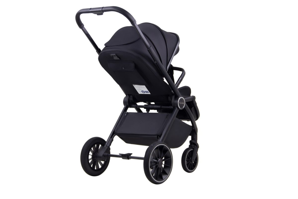 LA MAMA ALVI kolica za bebe 3u1 - black - Слика 6