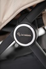 LA MAMA TRIO kolica za bebe 3u1 - black - Слика 11